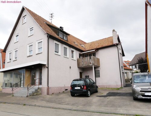 Münsingen Großes älteres Wohnhaus zum Wohnen und Arbeiten: 2 Wohnungen, Laden, Scheune 